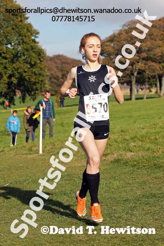 Womens under-17s Northern Cross Country Relays. Photo: David T. Hewitson/Sports for All Pics